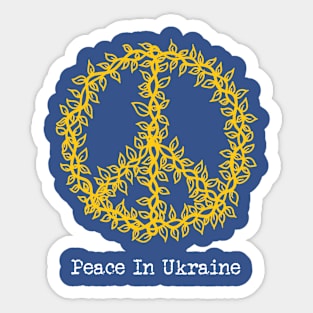 Peace In Ukraine Sticker